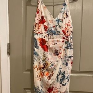 Gorgeous Floral Dress with Side Slit